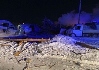 Ночью в Тюмени случился взрыв в здании СТО