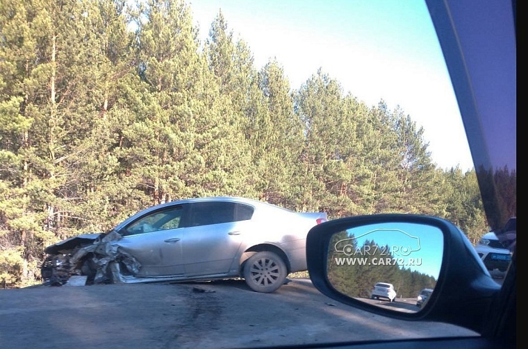 На Ялуторовском тракте в районе Винзилей столкнулись 5 автомобилей