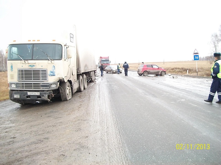 На трассе Тюмень – Ханты-Мансийск в лобовом столкновении погиб водитель «девятки»