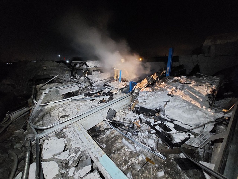 В Тюмени пять человек пострадали во время вспышки газа в гаражном кооперативе