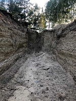 Древний курган в Ингальской долине разрыли экскаватором