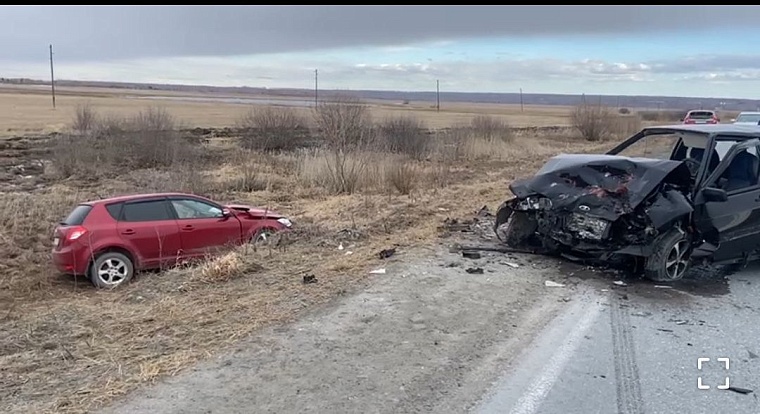 Три человека, в том числе двое детей, пострадали в ДТП в Ишимском районе