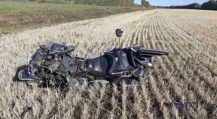 Мотоциклист из Челябинской области разбился на трассе Тюмень – Курган