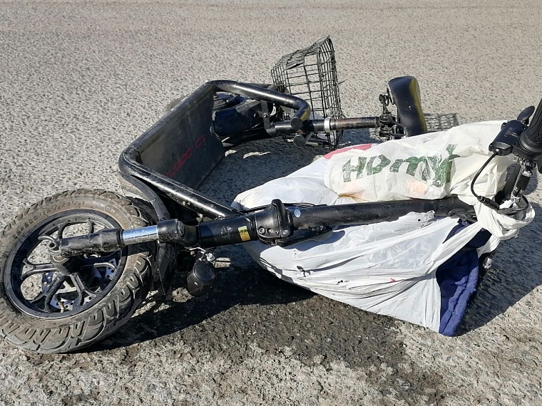 В Тюмени пьяный водитель электросамоката стал виновником ДТП