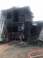 В Сургуте во время ночного пожара погибло двое детей: СК начал проверку