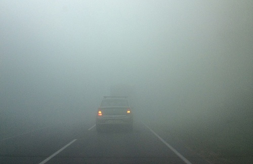 Тюменскую трассу заволокло дымом из-за горящих торфяников в Зауралье