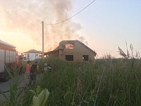 В деревне Ушакова сгорел недостроенный дом - возможен поджог