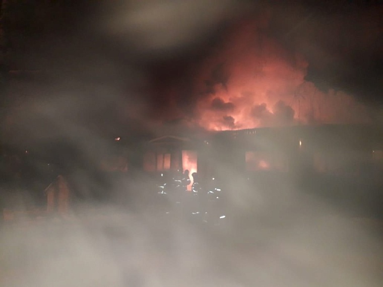 При пожаре в мкр. Лесной эвакуировали 31 человека