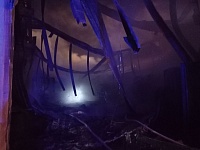 В Антипино произошел крупный пожар