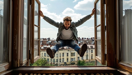 В Тюмени вор-рецидивист выпрыгнул из окна туалета в полиции с третьего этажа