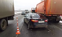 Из-за слетевшего колеса на трассе Ялуторовск - Ярково произошло массовое ДТП