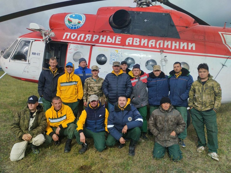Тюменские десантники потушили два пожара в Якутии