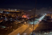 Ночью в Тюмени произошел пожар в частном секторе на улице Гранитной