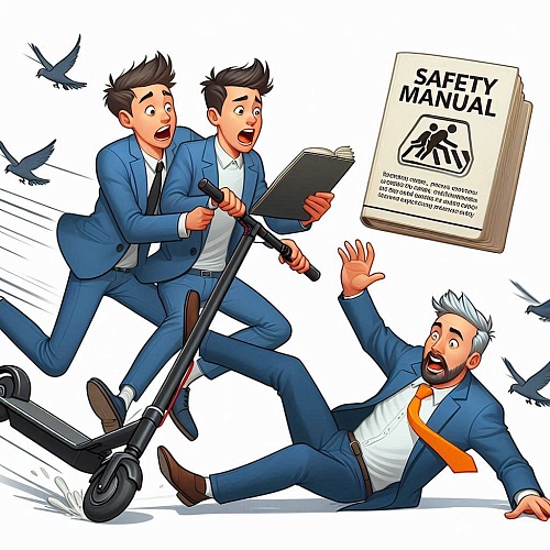 Тюменского депутата чуть не переехали на самокате