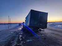 На трассе Тюмень - Омск в ДТП погиб водитель "Газели"