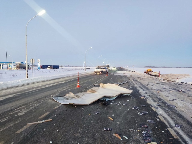 На трассе Тюмень - Омск в ДТП погиб водитель "Газели"