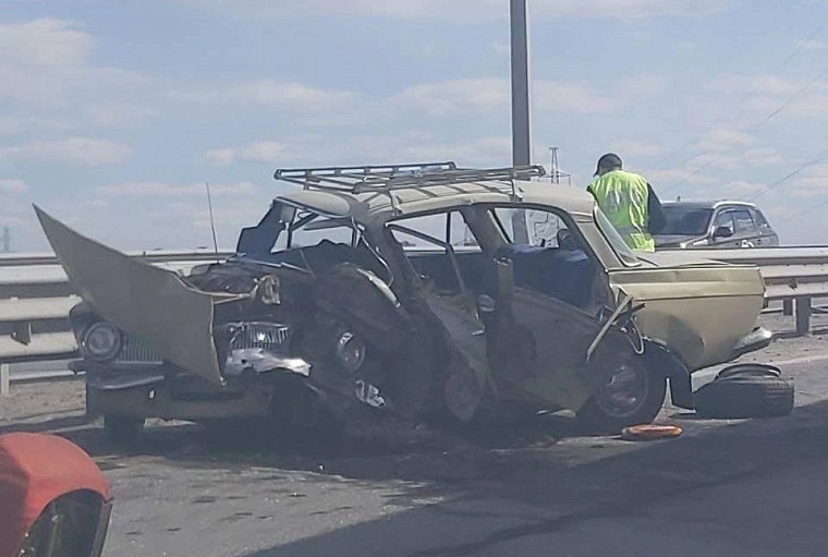 В серьезной аварии на объездной пострадал 73-летний мужчина