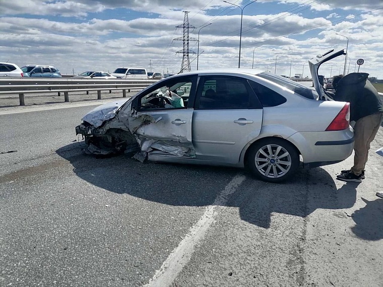 В серьезной аварии на объездной пострадал 73-летний мужчина