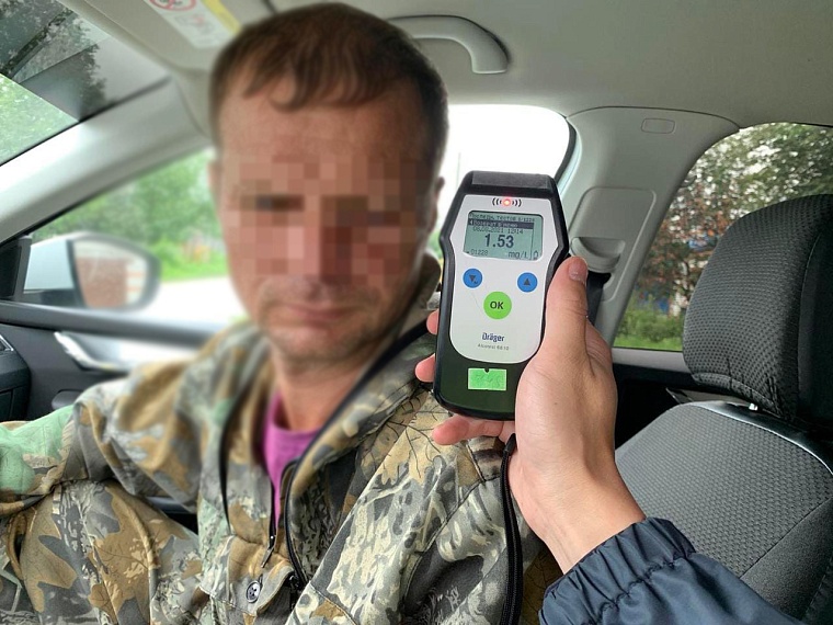 Житель Каскары выпил водки и поехал за кормом собаке