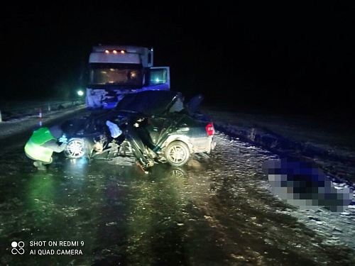 18-летний водитель "Лифана" погиб в столкновении с "КамАЗом"на трассе Ялуторовск - Ярково