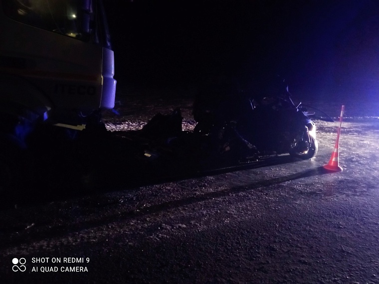 18-летний водитель "Лифана" погиб в столкновении с "КамАЗом"на трассе Ялуторовск - Ярково