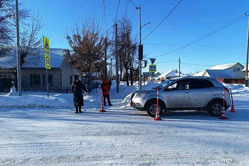 В Ярково на "зебре" иномарка сбила шестилетних близнецов