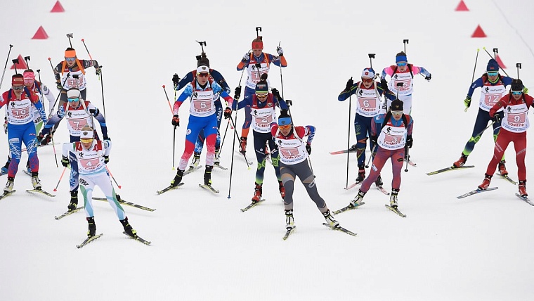 Женская сборная ХМАО-Югры победила в эстафете на чемпионате России по биатлону в Тюмени