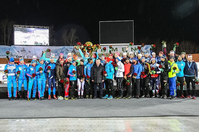 Биатлонисты и лыжники подарили Тюмени великолепное шоу