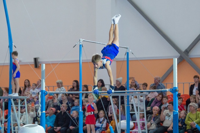 Владимир Путин в ходе телемоста дал старт работе Центра гимнастики в Тобольске