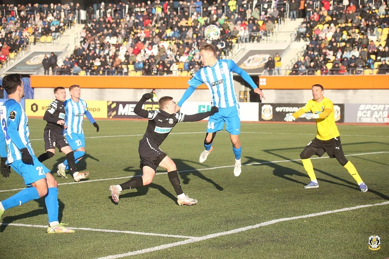 ФК «Тюмень» вышел на первое место в Первой лиге после «сухой» победы над «Соколом»