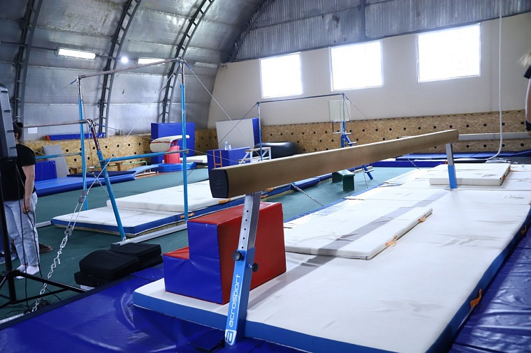 В Голышманово открылся зал спортивной гимнастики