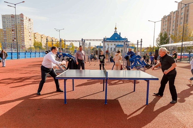 На улице Энергостроителей в Тюмени открылся новый спортивный объект