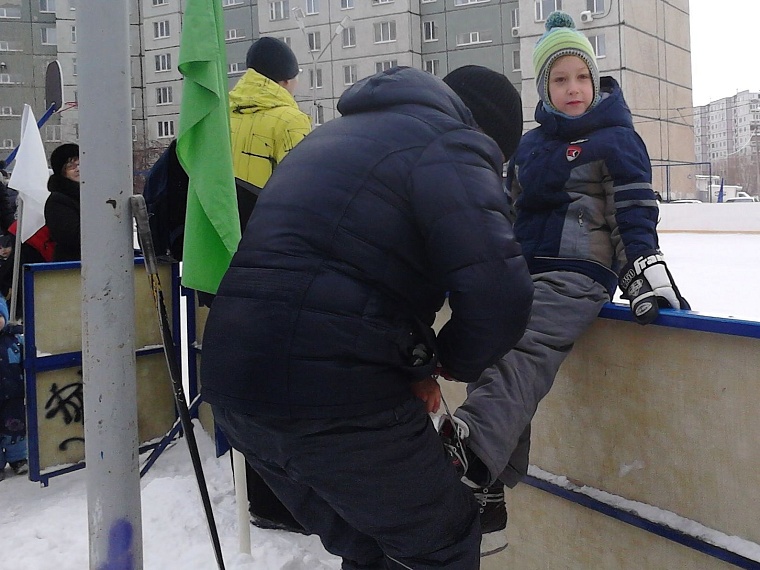 Мастер-класс хоккеистов «Рубина» вызвал ажиотаж на площадке
