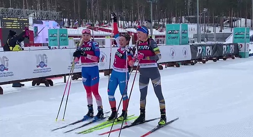 Биатлон: тюменка Виктория Сливко пришла второй в гонке преследования