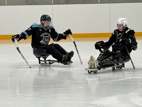 Тюменских ветеранов СВО научили играть в следж-хоккей