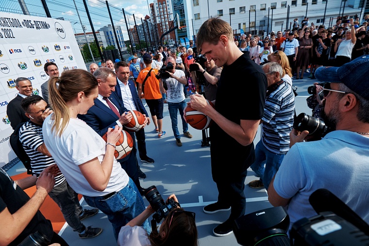 В Тюмени открылся первый в области и шестой в России центр уличного баскетбола