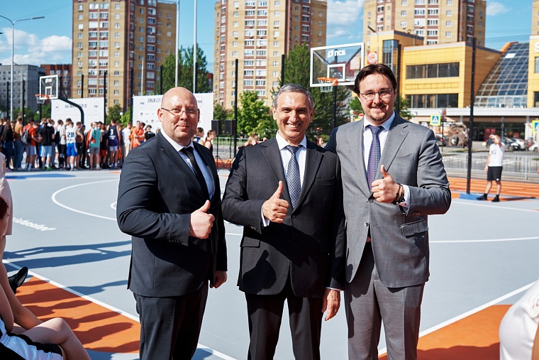 В Тюмени открылся первый в области и шестой в России центр уличного баскетбола