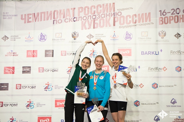 Тюменские скалолазы завоевали призовые места на Кубке России