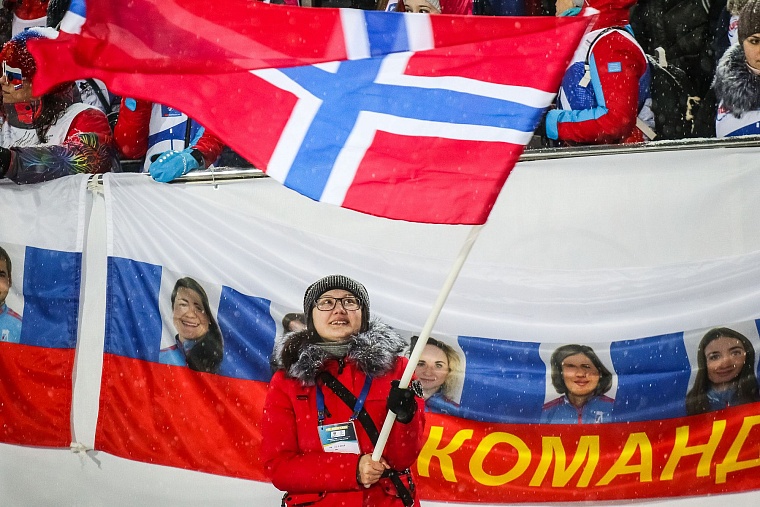 Лучшие фото первого дня этапа Кубка мира по биатлону в Тюмени