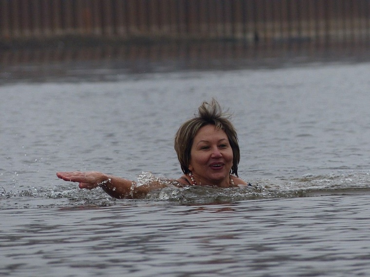 Тюменские моржи готовятся к заплыву на 100 км