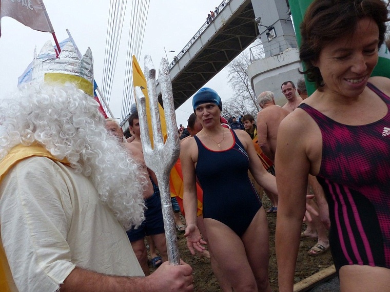 Тюменские моржи готовятся к заплыву на 100 км