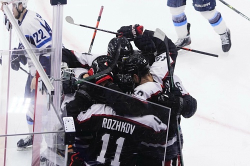 В матче между «Рубином» и «Ермаком» снова заброшена одна шайба