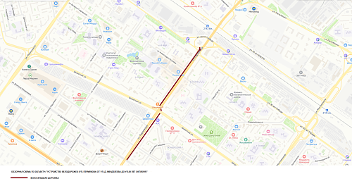 В Восточном микрорайоне Тюмени построят 2,5 километра велодорожек