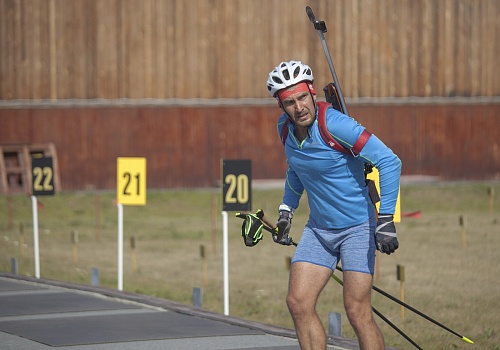 Гараничев и Сливко тренируются со сборной Тюменской области по биатлону