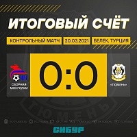 В матче ФК «Тюмень» и сборной Монголии не было забито ни одного мяча