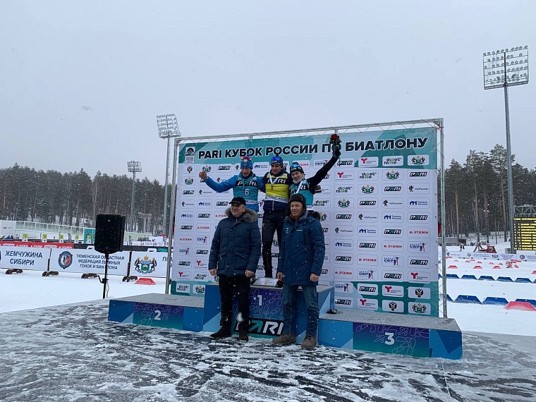 На этапе Кубка России по биатлону в гонке преследования победил Карим Халили