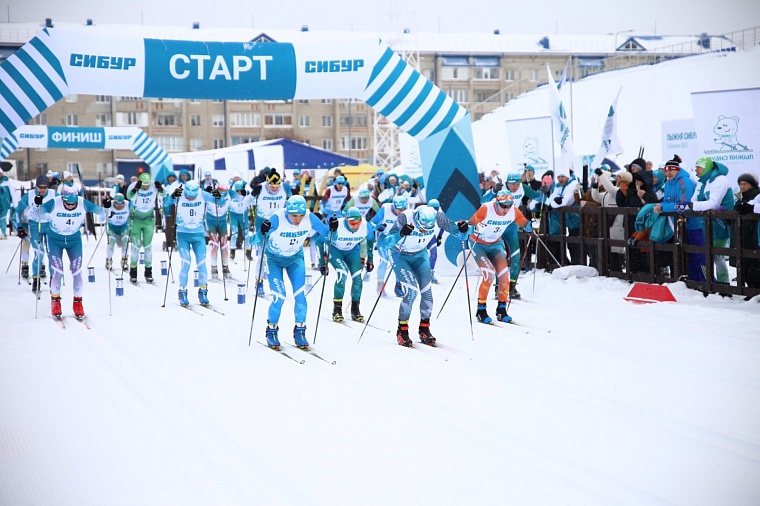 "Лыжня СИБУРа" - праздник спортивный, атмосфера семейная