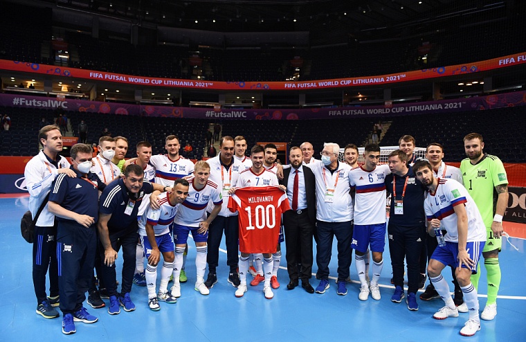 Игрок МФК «Тюмень» Иван Милованов первым провел 100 матчей за сборную России