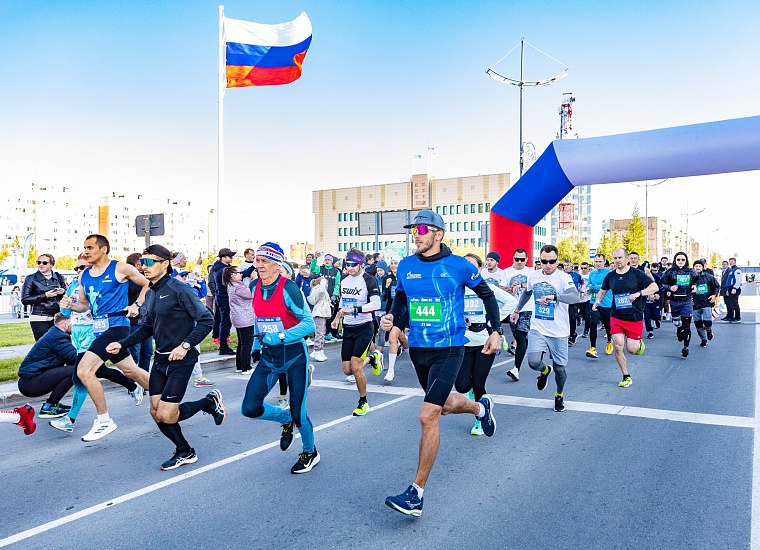В Новом Уренгое прошел «Ямальский марафон – 2023»