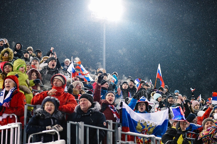 Самые яркие болельщики тюменского этапа Кубка мира по биатлону